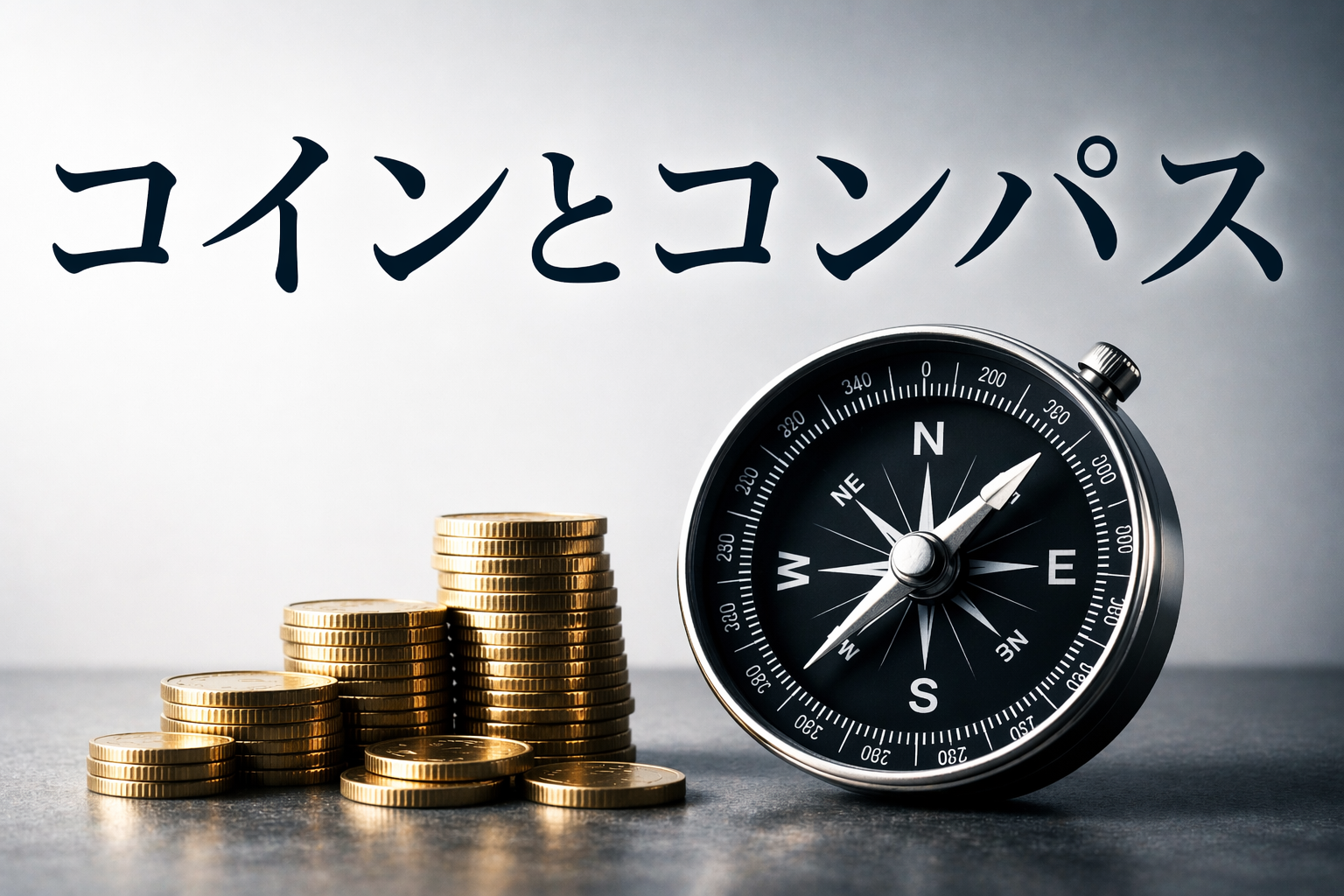 コインとコンパス